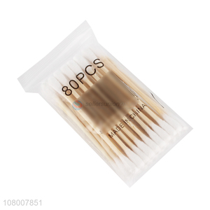 New arrival 48pieces disposable ear cleaning cotton swabs for sale