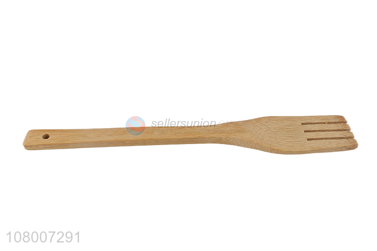 Yiwu wholesale bamboo eco-friendly cooking tools slotted spatula