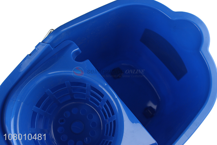 High quality plastic household mop bucket with handle