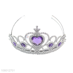 Hot sale cheap princess tiaras children plastic crowns