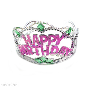 Best selling fashionable girls birthday crowns with top quality