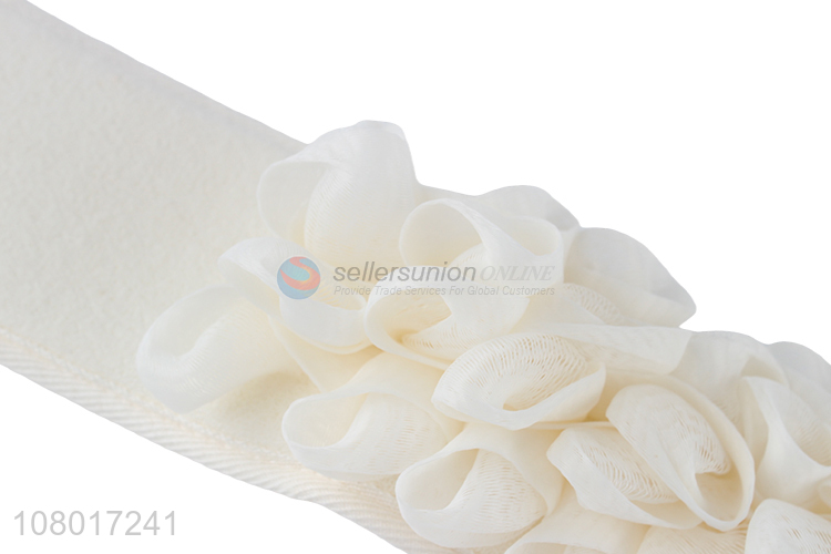 Factory price durable soft household bath sponge mesh belt
