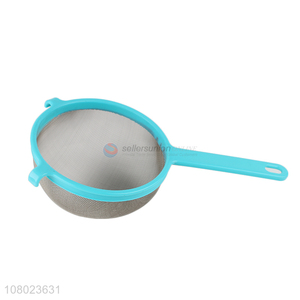 Popular Oil Strainer Stainless Steel Strainer With Plastic Handle
