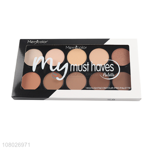 Latest imports 10 colors highlighter contour palette face makeup for women