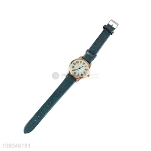 New arrival stylish women wristwatch pu leather strap watch