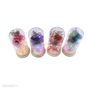Hot sale multicolor glass butterfly flower lights