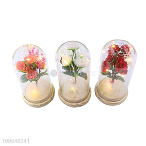 Hot selling multicolor glass butterfly flower lights
