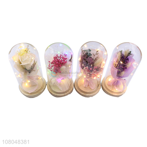 Best selling multicolor glass butterfly flower lights