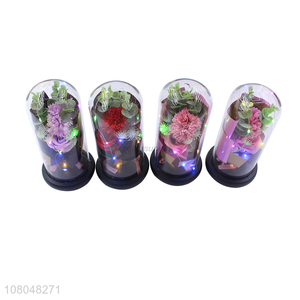 Yiwu Wholesale Multicolor Glass Butterfly Flower Light