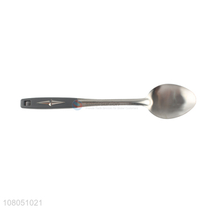Factory direct sale plastic handle stainless steel spoon