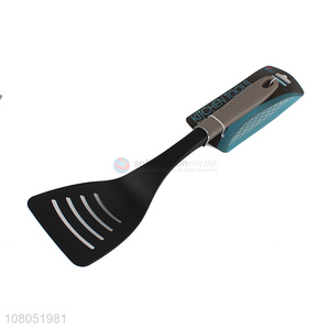 Hot selling non-stick kitchen cookware nylon slotted spatula slotted turner