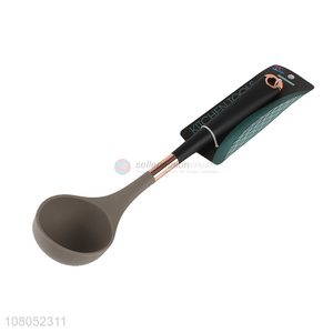 Top product non-stick kitchen cookware silicone soup ladle custom serving ladle