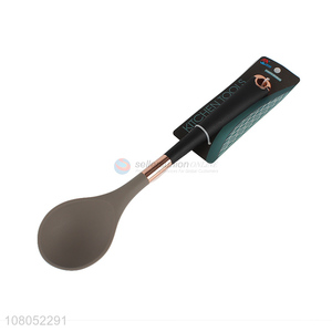 High quality food grade cooking tools nylon silicone cooking ladle spoon