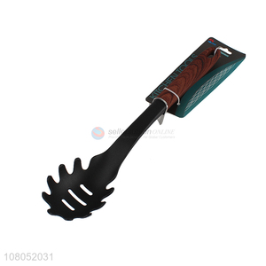 Top product food grade wood grain nylon spaghetti spatula nylon cooking tool