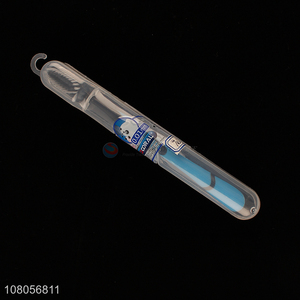Yiwu wholesale blue plastic household travel adult toothbrush
