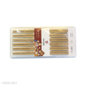 Best Sale 12 Pairs Bamboo Chopsticks Family Chopsticks Set