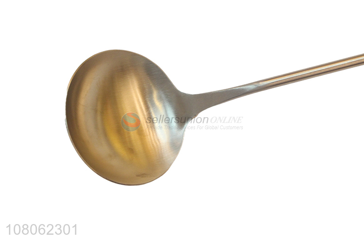 Popular Stainless Steel Soup Ladle With Wooden Handle