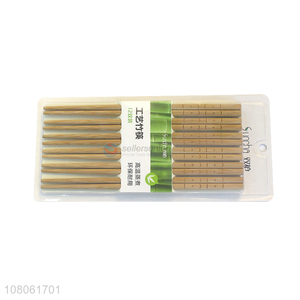Wholesale Value Pack Food Grade Bamboo Chopsticks Set