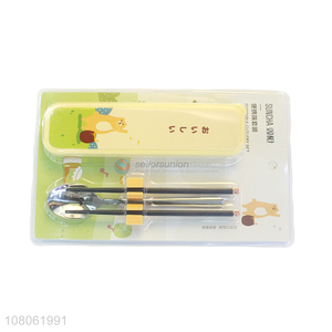 New Arrival Portable Chopsticks With Spoon Set