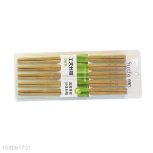 Wholesale Household Nature Bamboo Chopsticks Reusable Chopsticks