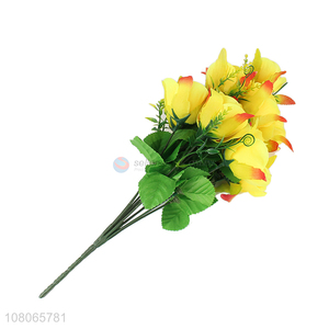Hot selling natural plastic artificial flower for decoration
