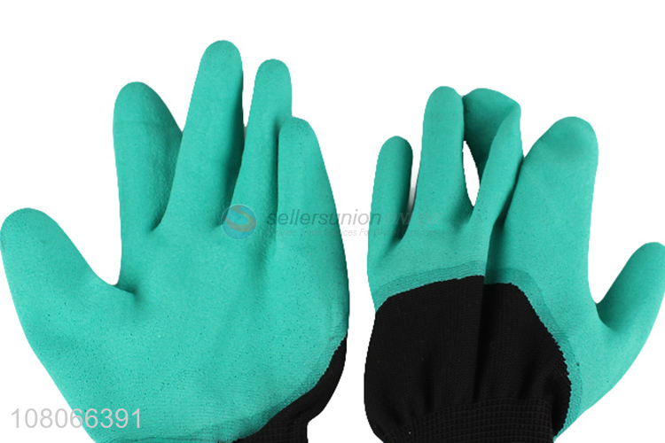 Factory price polyester waterproof safety working gloves