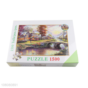 China exports creative paper oil printing puzzle for children
