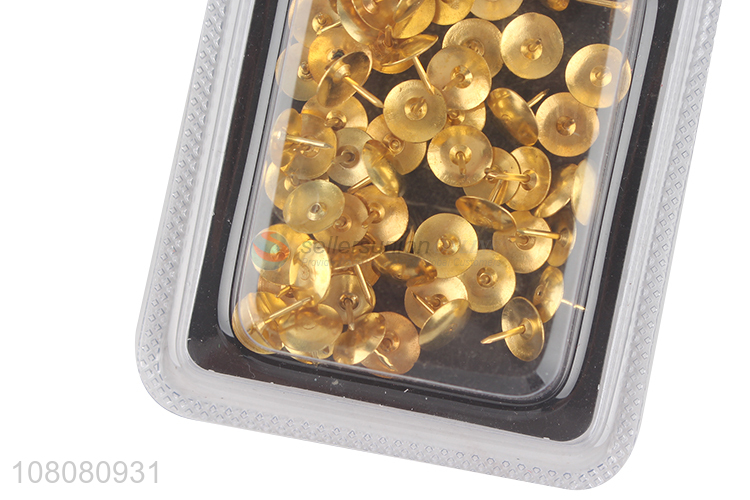 Wholesale gold pushpins thumbtacks multi-purpose pushpins for office