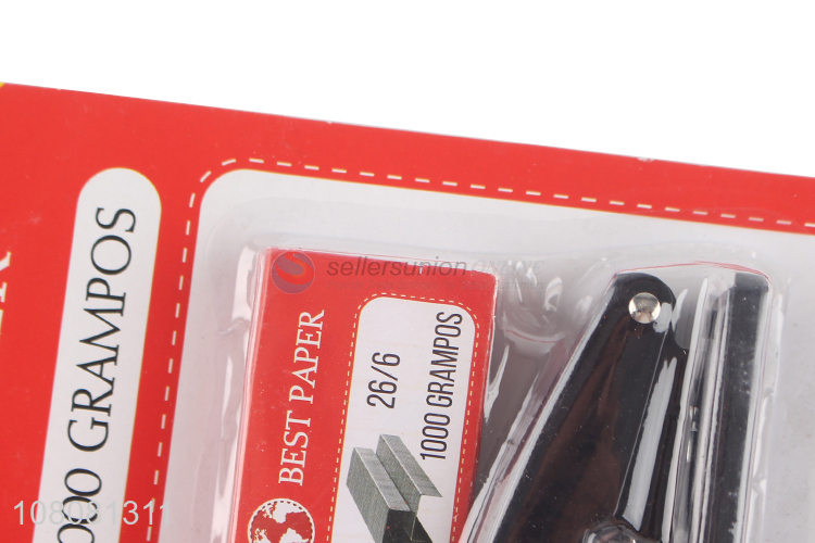 High quality large standard size 26/6 staplers set with 1000 staples