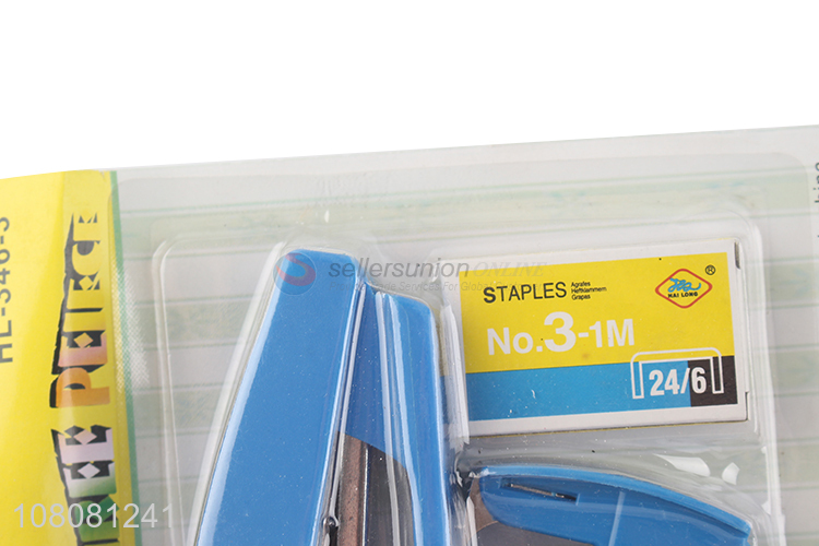 Good price 15 sheet capacity 24/6 staplers set large office stapler set