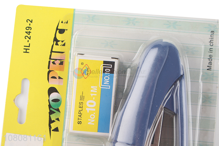 Good quality mini heavy duty stapler 15 sheet capacity 10# staplers set