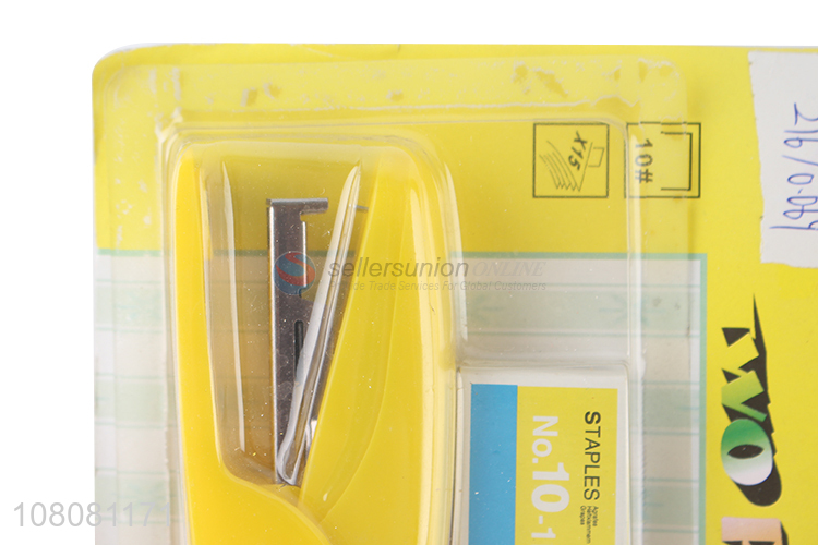 Hot selling heavy duty student staplers set 15 sheet capacity 10# stapler