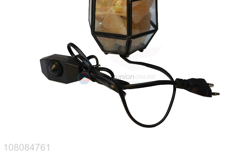 Wholesale price crystal salt stone lamp home night light