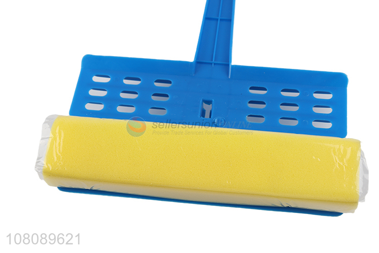 Hot selling blue household plastic window squeegee