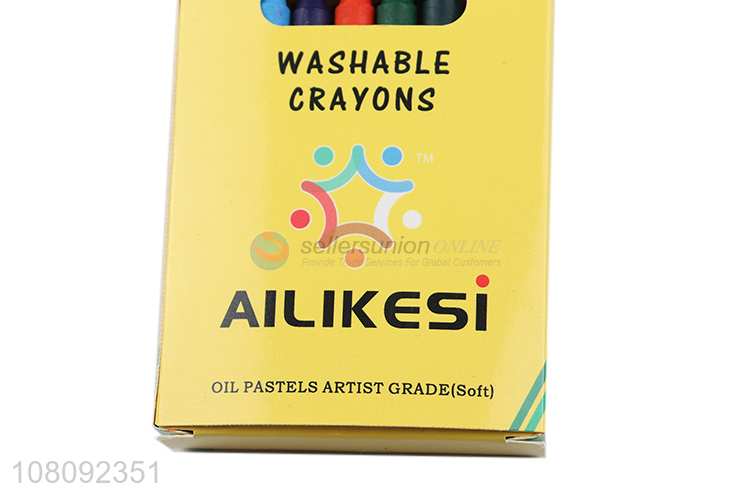 Hot products 24pieces washable crayon for painting tools