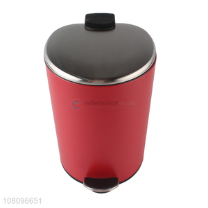 High quality stainless steel pedal trash can pedal garbage can