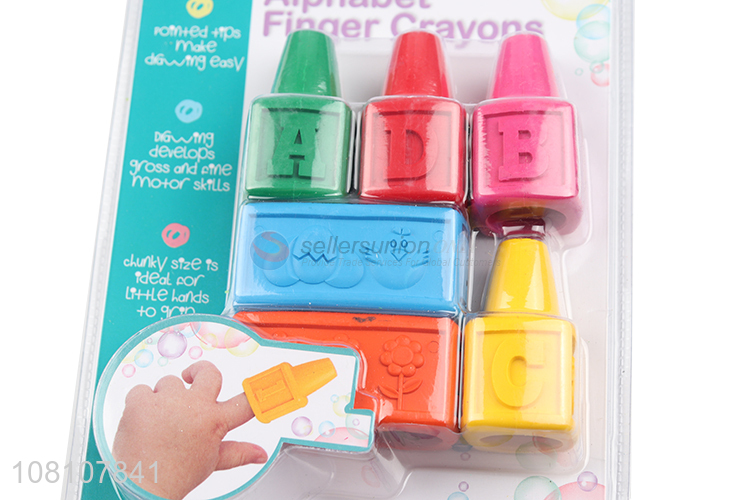 New arrival creative children alphabet finger crayon
