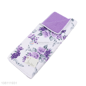 Low price kitchen polyester printed drying pad wholesale