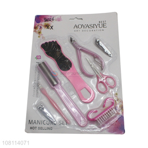 Hot selling reusable personal care manicure set wholesale
