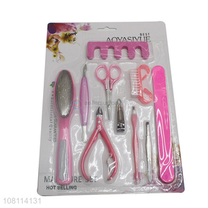 Factory price daily use nail care manicure set for sale
