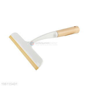 Good quality plastic window squeege glass wiper with wooden handle