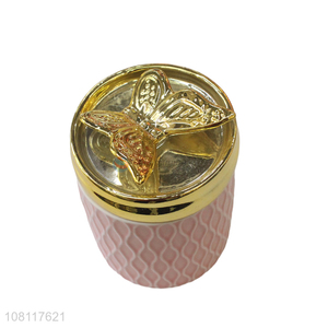 New product ceramic animal jewelry box trinket wedding gift