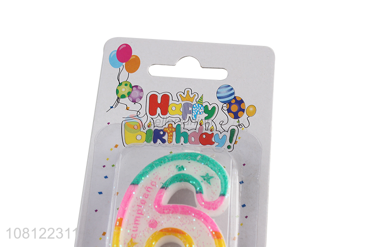 China sourcing flameless birthday cake candle number candle