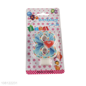 Hot sale birthday party number candles with top quality