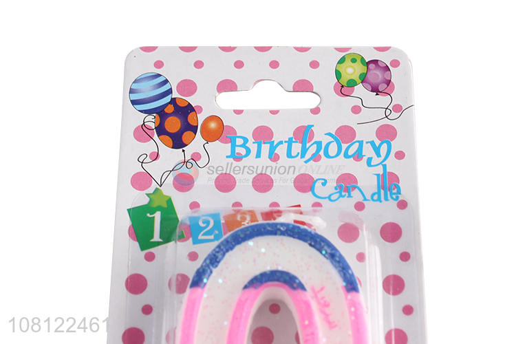 New arrival cake topper number digital candles wholesale
