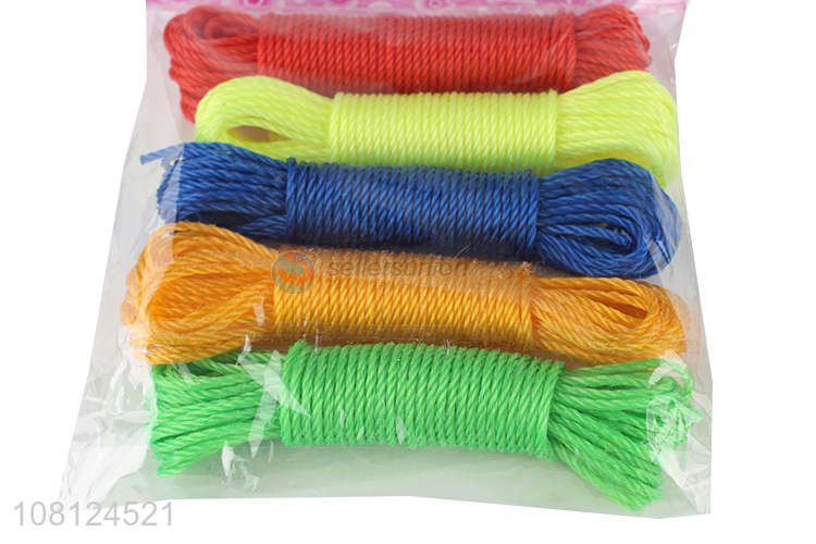 High Quality Colorful Clothesline Plastic Clothes Line