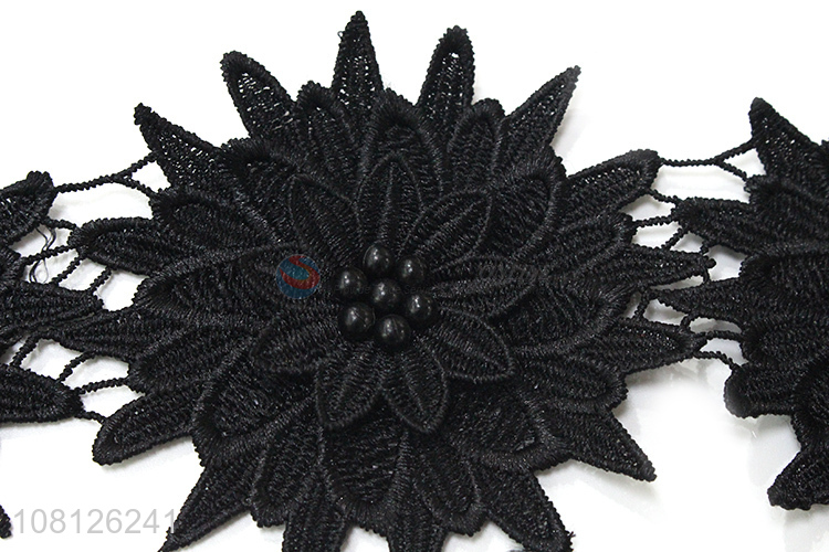 Fashion products delicate design lace trim for garment decoration