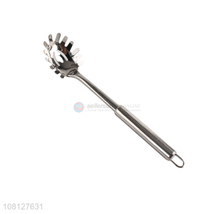 High quality long handle stainless steel spaghetti spatula