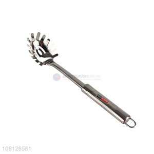 Wholesale long handle spaghetti spatula stainless steel kitchenware