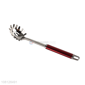 Yiwu market stainless steel spaghetti spatula with long handle